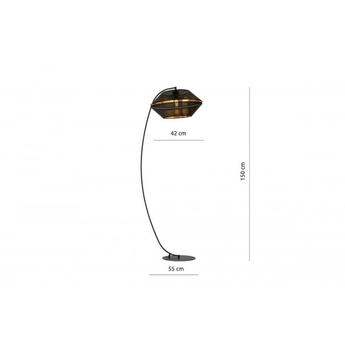 copia di Lampada Estrella Nero - Shade Metal e Fibre Verdura SOCADIS - 3