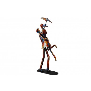 Guarda-chuva de casal de escultura de metal - pigmento SOCADIS - 1