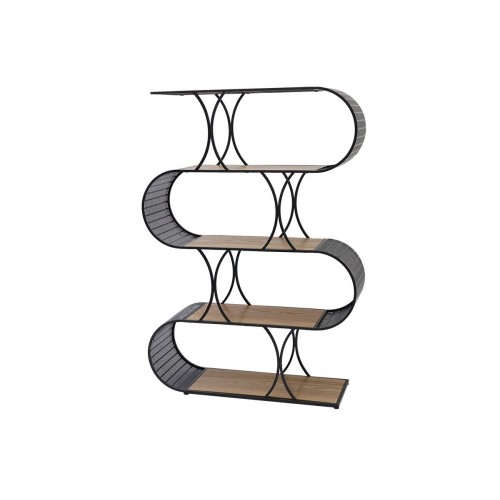 SPLINE Wood and Metal shelf - ART DE FER Collection SOCADIS - 4