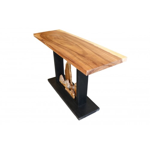 Houten en metalen console - SAMAN Collection SOCADIS - 1