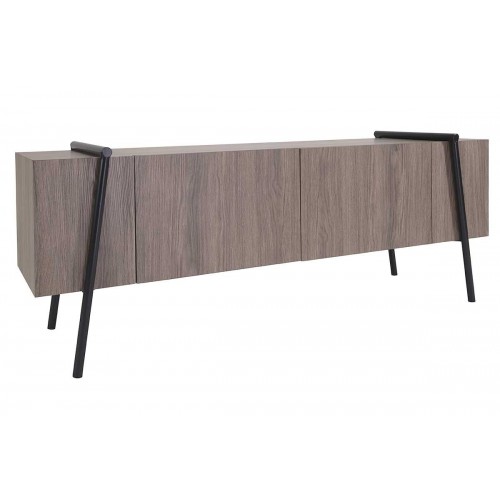 Metal Wood TV 2 Porte - ART DE FER Collection SOCADIS - 1