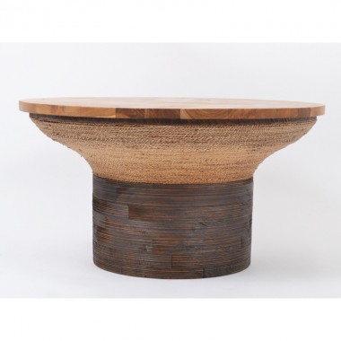 BRETON Low Table 85 cm - Holz Massif und zeitgenössisches Design DRIMMER - 1