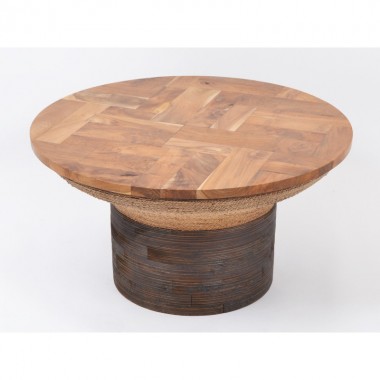 BRETON Low Table 85 cm - Wood Massif and Contemporary Design DRIMMER - 3