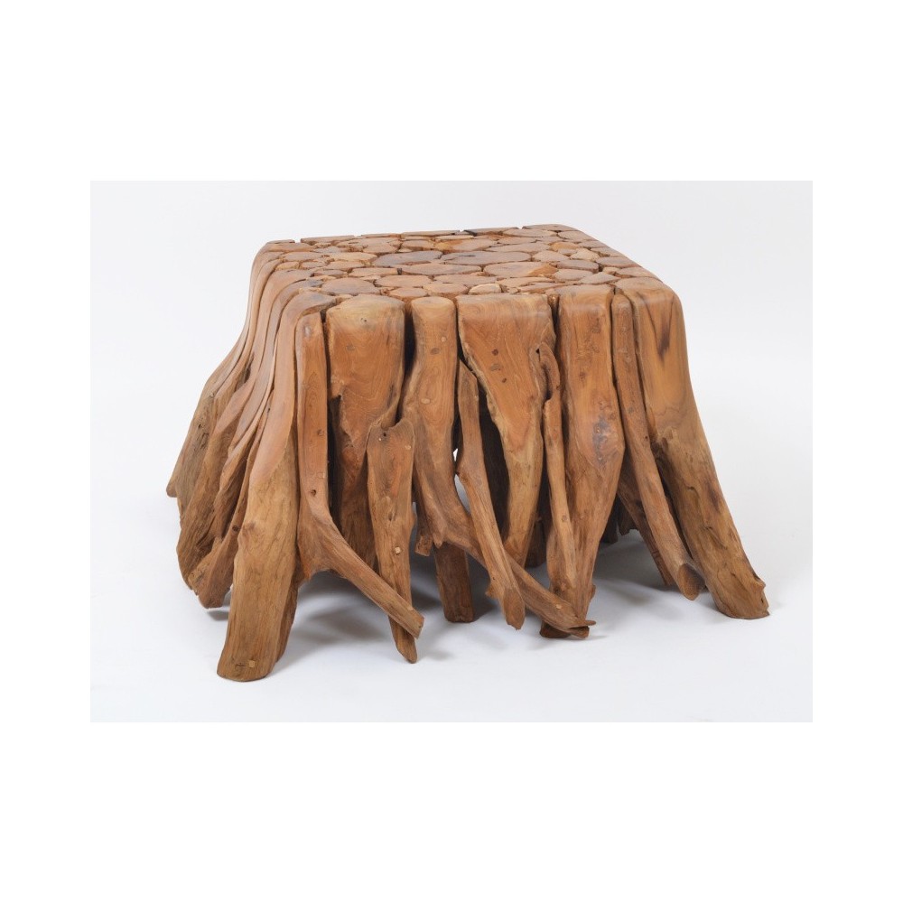 FINCA Coffee Table - Natural Teak Wood Root DRIMMER - 1