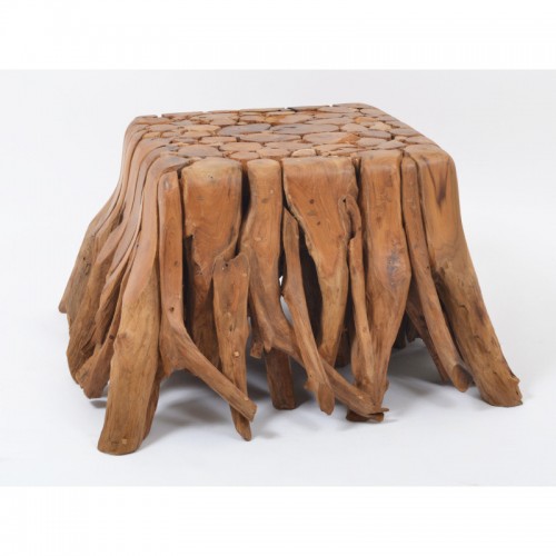 FINCA Coffee Table - Natural Teak Wood Root DRIMMER - 1