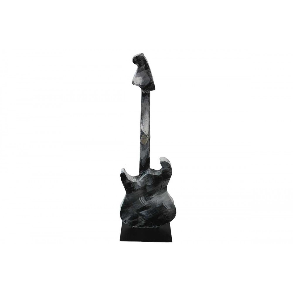 Guitare basse métal argent PIGMENT SOCADIS - 4