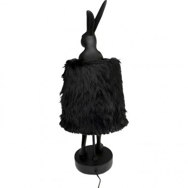 Lâmpada de coelho preto Fur RABBIT 68cm Kare design - 7