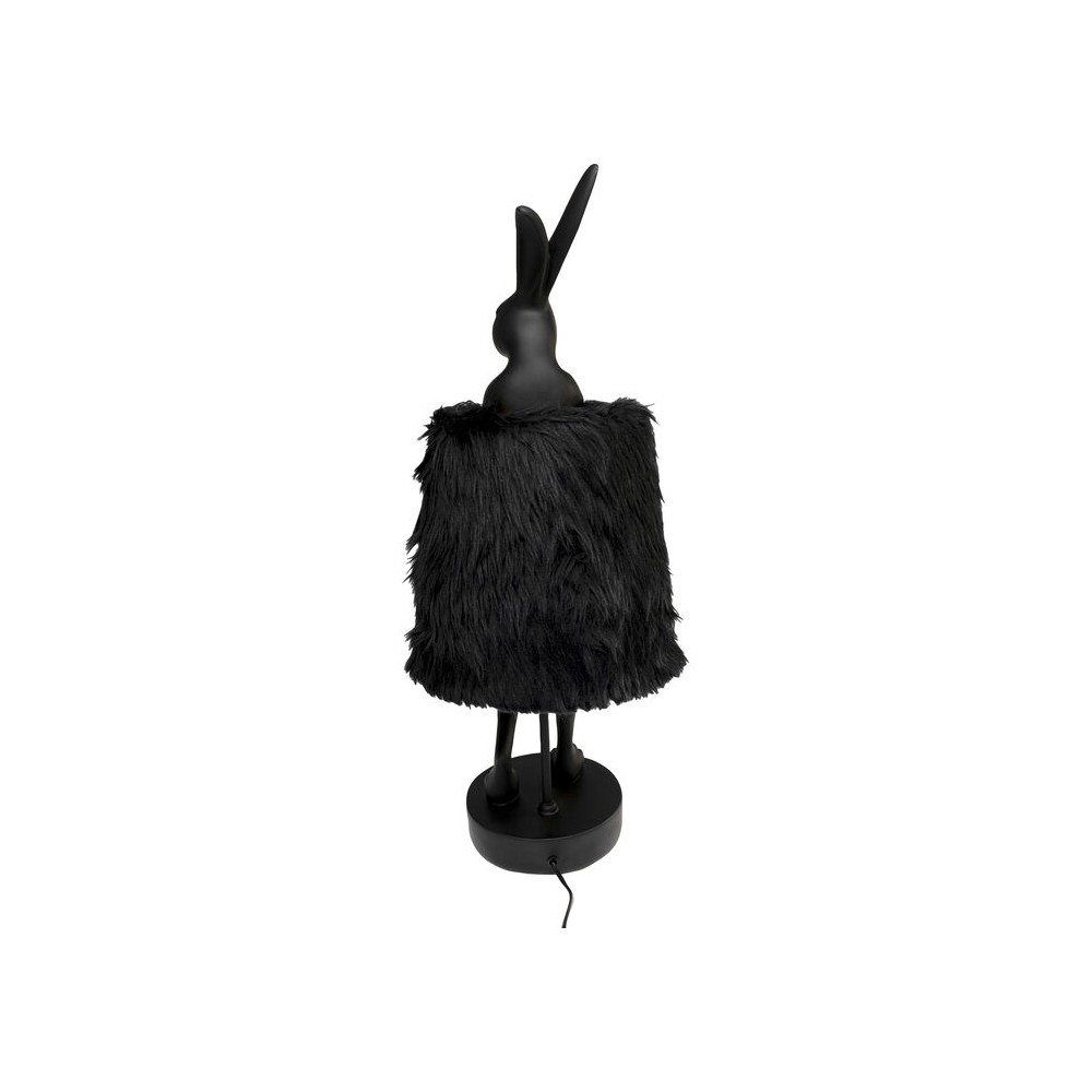 Lámpara conejo negro Fur RABBIT 68cm Kare design - 7