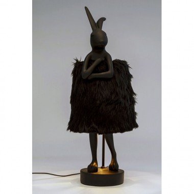 Lâmpada de coelho preto Fur RABBIT 68cm Kare design - 6