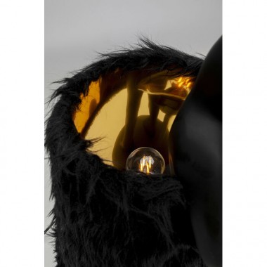 Lampe Kaninchen schwarz Pelz RABBIT 68cm Kare design - 5