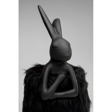 Lâmpada de coelho preto Fur RABBIT 68cm Kare design - 4