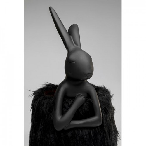 Lamp rabbit black Fur RABBIT 68cm Kare design - 4
