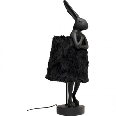 Lâmpada de coelho preto Fur RABBIT 68cm Kare design - 10