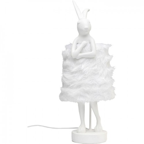 Lâmpada de coelho branca Fur RABBIT 68cm