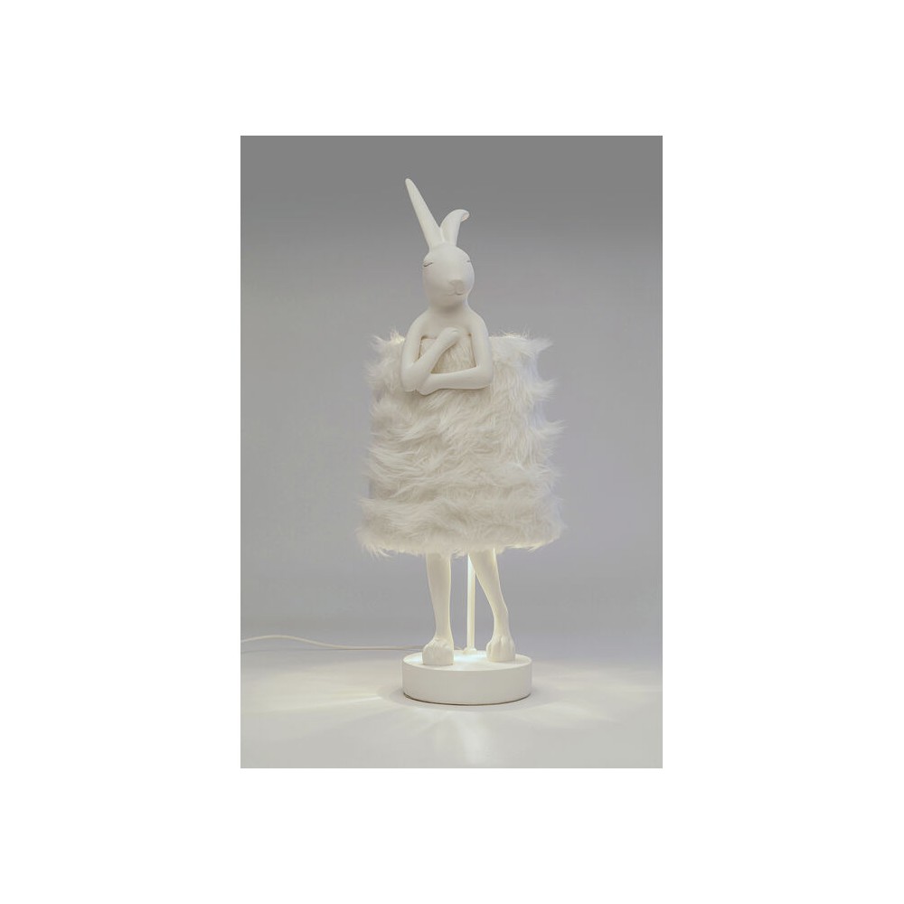 Witte konijnenlamp Kare design - 2