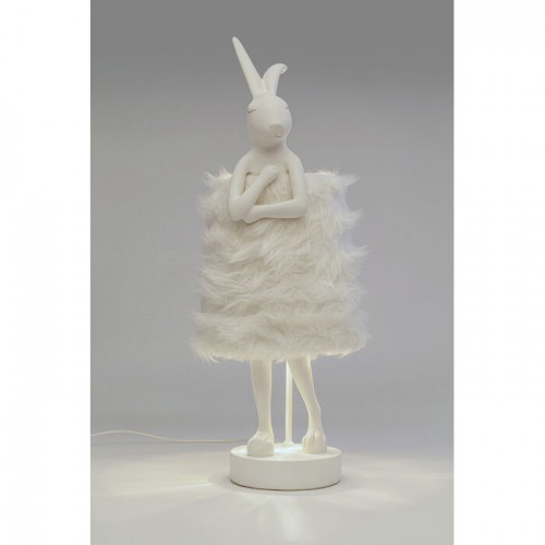 Lâmpada de coelho branca Fur RABBIT 68cm