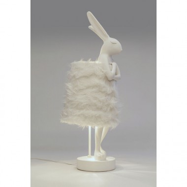 Lampada coniglio bianco Fur RABBIT 68cm Kare design - 5