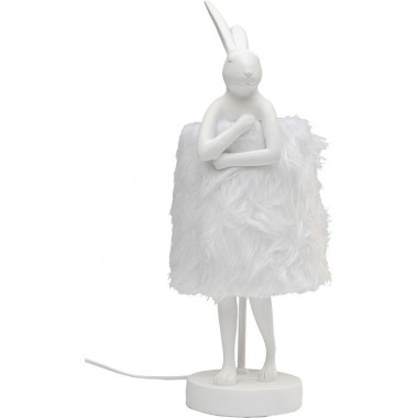 Coelho de lâmpada de coelho branco 50cm
