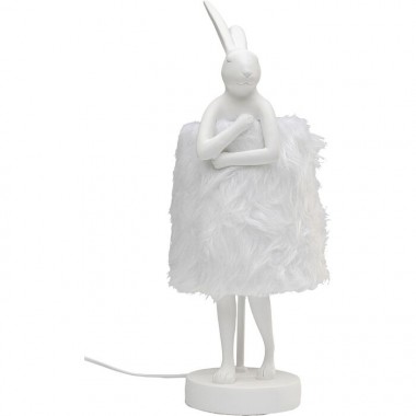 Lampada coniglio bianco Fur RABBIT 50cm