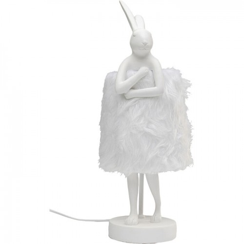 Coelho de lâmpada de coelho branco 50cm