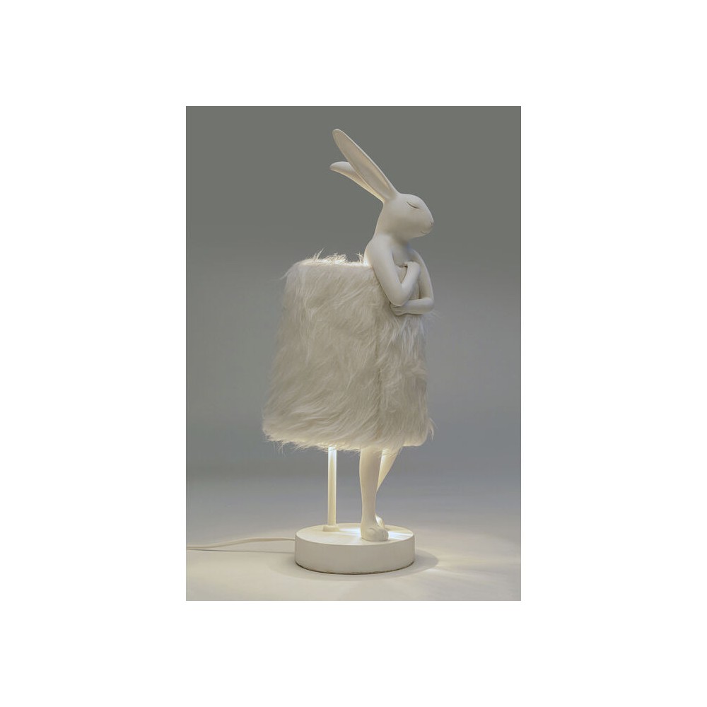 Witte konijnenlamp Kare design - 8