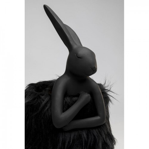 Lampe lapin noir Fourrure RABBIT 50cm Kare design - 5