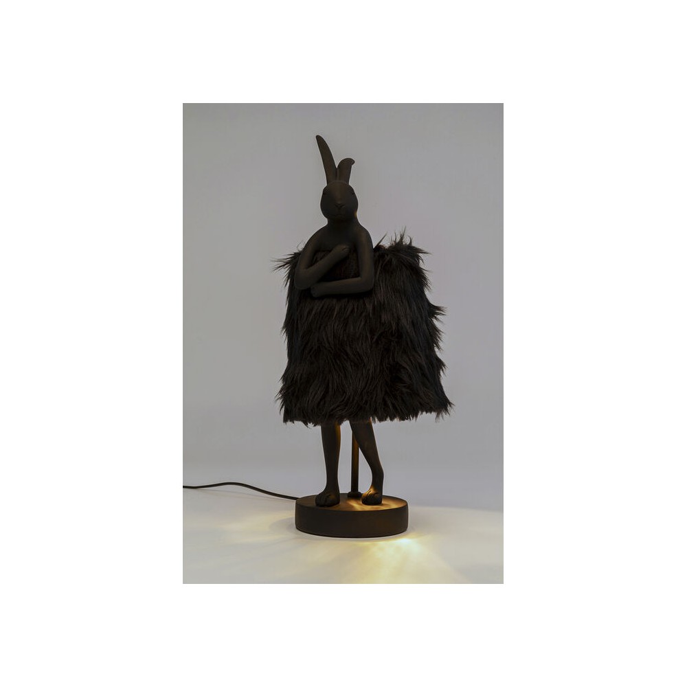 Zwarte konijnenlamp Kare design - 2