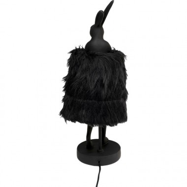 Black rabbit lamp Fur RABBIT 50cm Kare design - 9