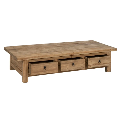 Table basse en pin naturel CHATEL DENZZO - 1