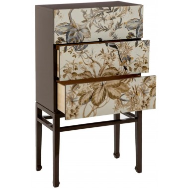 Armoire fleurs bois de sapin CABINET DENZZO - 3