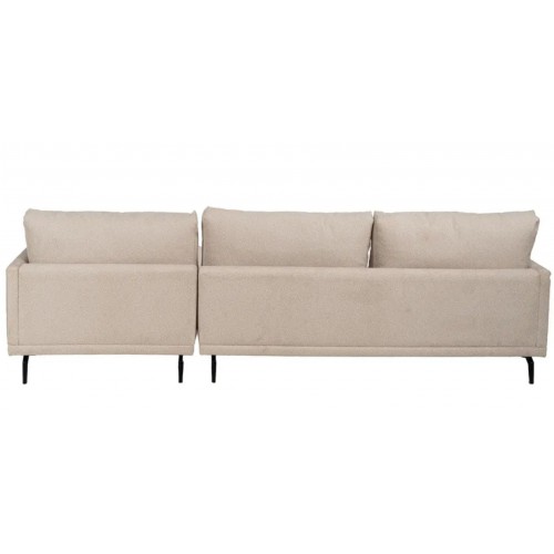 Rechtse Ecksofa beige Schnalle 284cm DENZZO DENZZO - 3