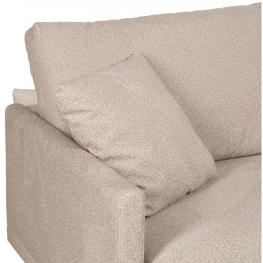 Rechthoekige bank, beige bocht 284cm DENZZO DENZZO - 4