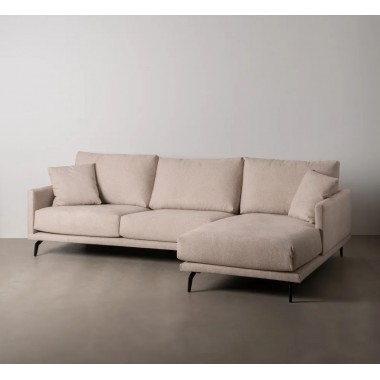 Right corner sofa beige buckle 284cm DENZZO DENZZO - 13