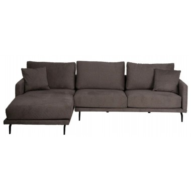 Linke Ecke Sofa braune Schnalle 284cm DENZZO DENZZO - 3