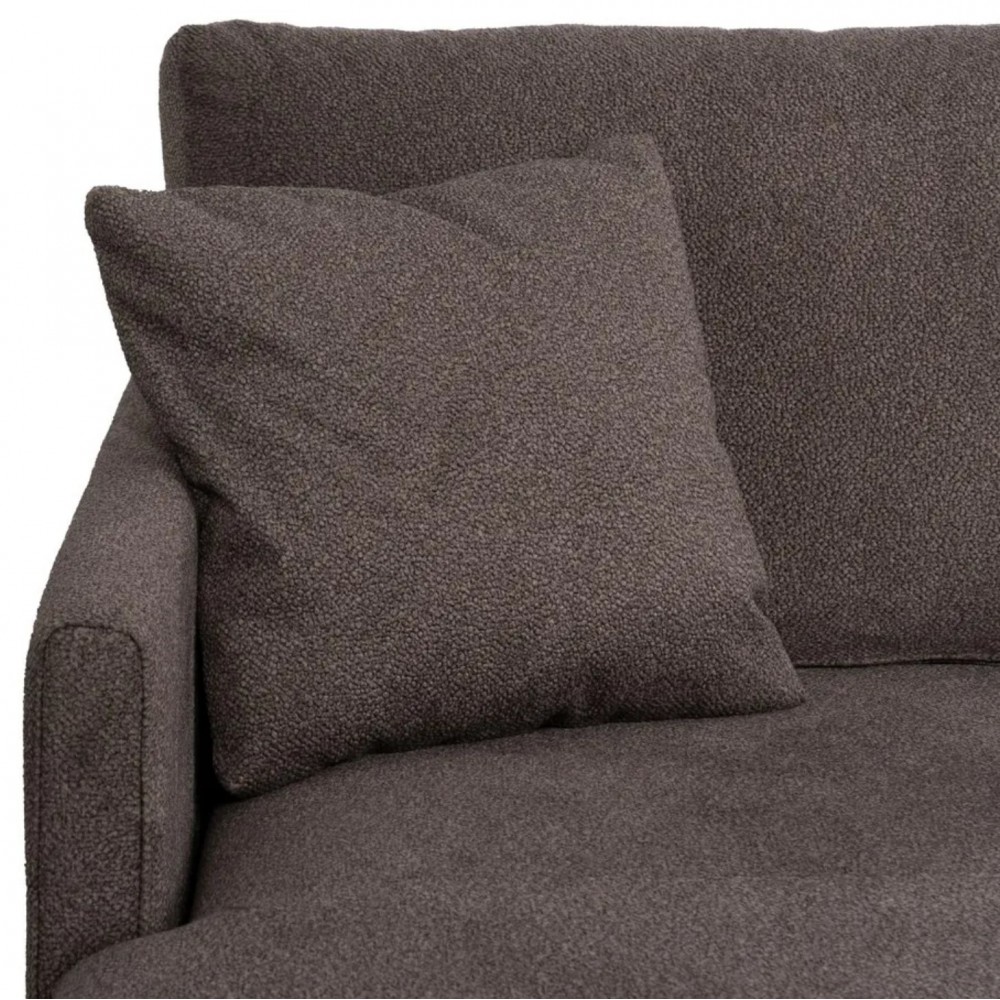 Left corner sofa brown buckle 284cm DENZZO DENZZO - 8
