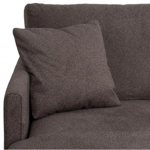 Left corner sofa brown buckle 284cm DENZZO DENZZO - 8