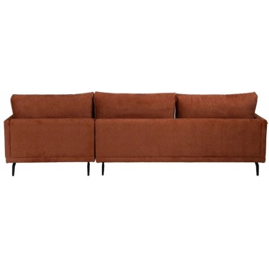 Right corner sofa clasp rust 284cm DENZZO DENZZO - 5