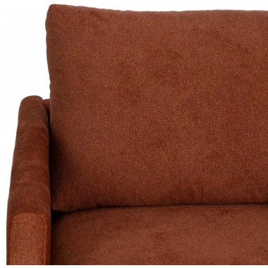 Right corner sofa clasp rust 284cm DENZZO DENZZO - 7