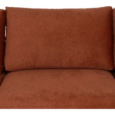 Right corner sofa clasp rust 284cm DENZZO DENZZO - 8