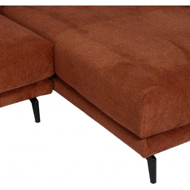 Right corner sofa clasp rust 284cm DENZZO DENZZO - 10