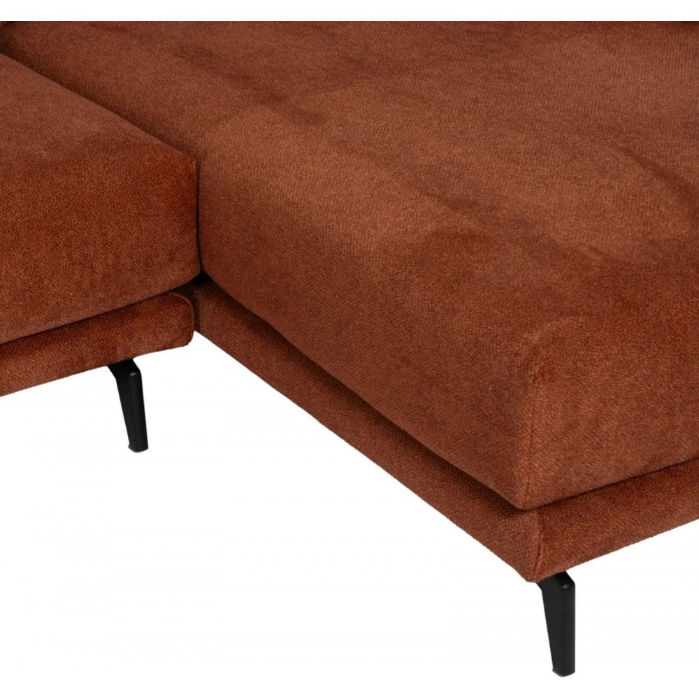 Right corner sofa pluglette rust 284cm DENZZO DENZZO - 10