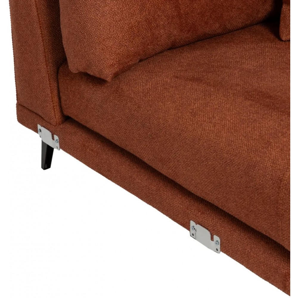 Right corner sofa pluglette rust 284cm DENZZO DENZZO - 11