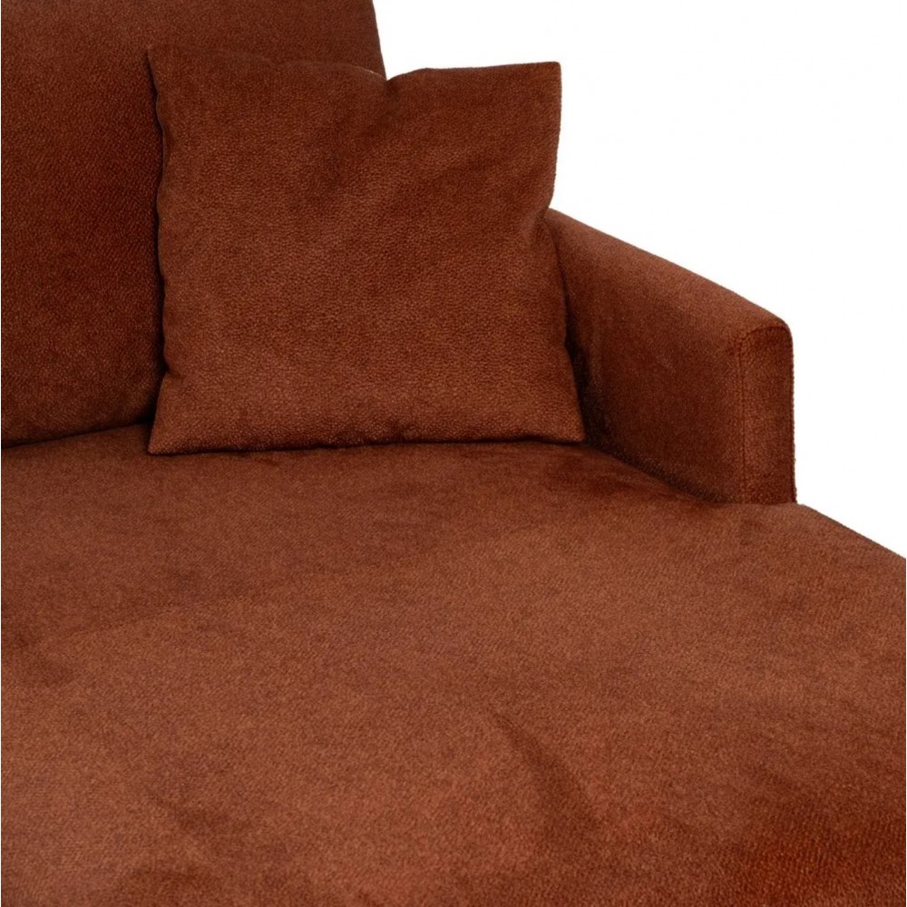 Right corner sofa pluglette rust 284cm DENZZO DENZZO - 12