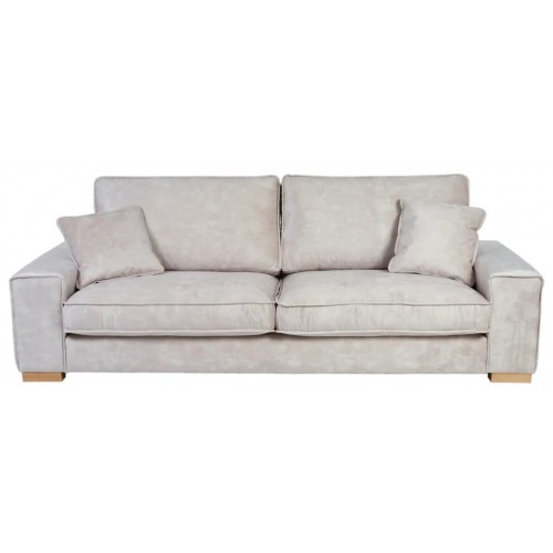 Canapé 4 places en tissu beige 266cm DENZOO DENZZO - 3
