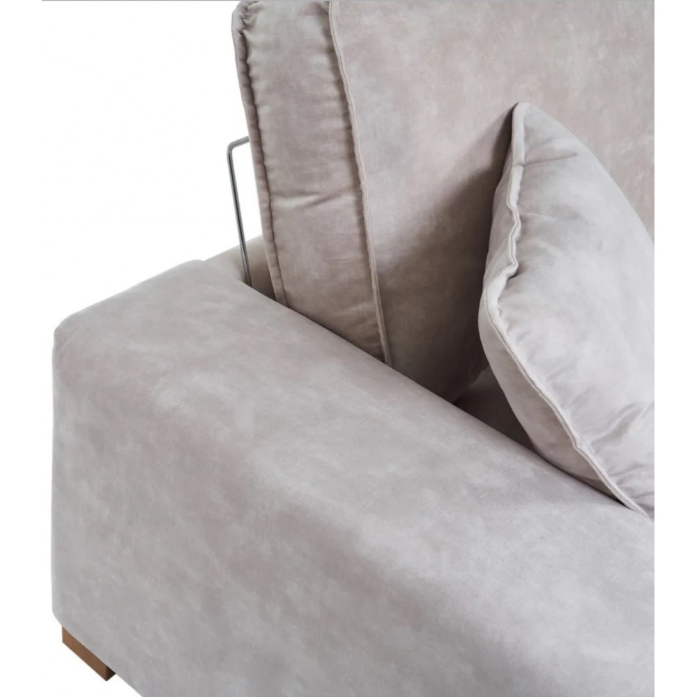 Divano 4 posti in tessuto beige 266cm DENZOOO DENZZO - 5