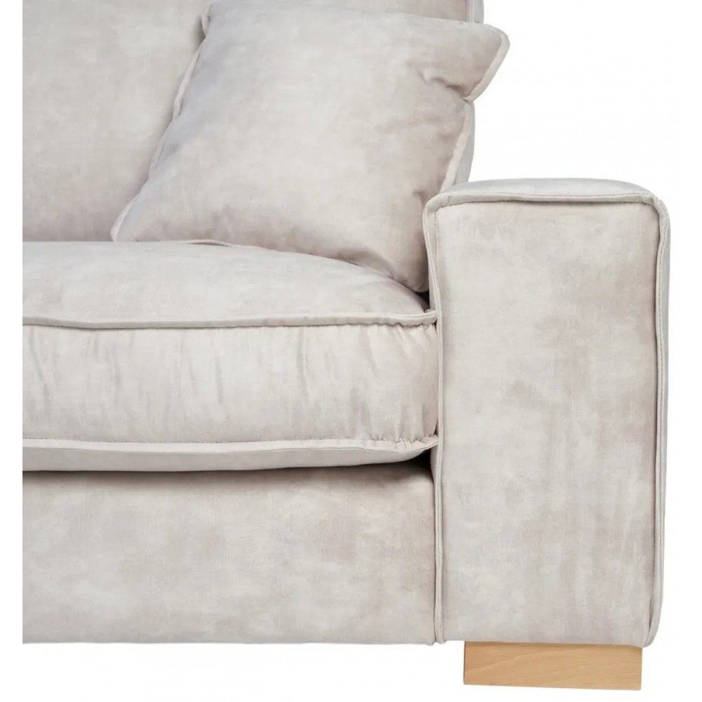 4 sitzersofa aus beige 266cm DENZOO DENZZO - 9