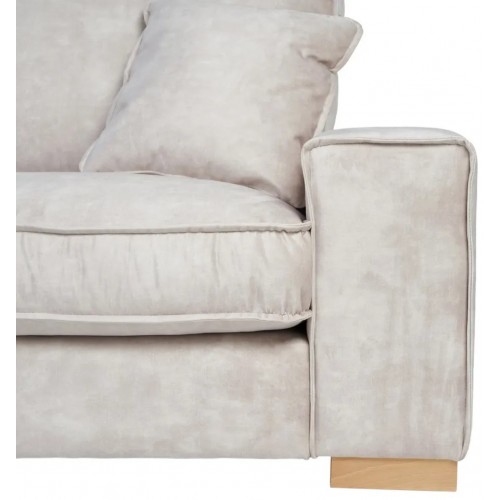 Divano 4 posti in tessuto beige 266cm DENZOOO DENZZO - 9