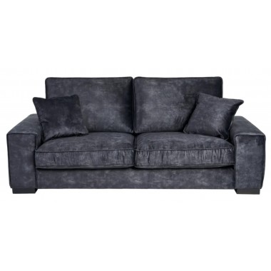 3 sitzsofa aus dunkelgrauem stoff 230 cm DENZZO DENZZO - 4