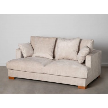 2 seater sofa in beige fabric 190cm DENZZO DENZZO - 2