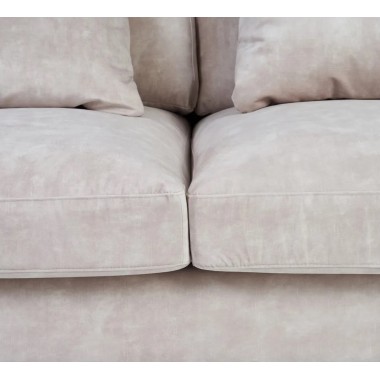 2 seater sofa in beige fabric 190cm DENZZO DENZZO - 8